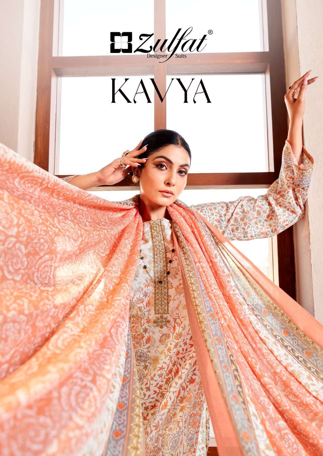 zulfat kavya series 475001-475010 Pure Cotton suit