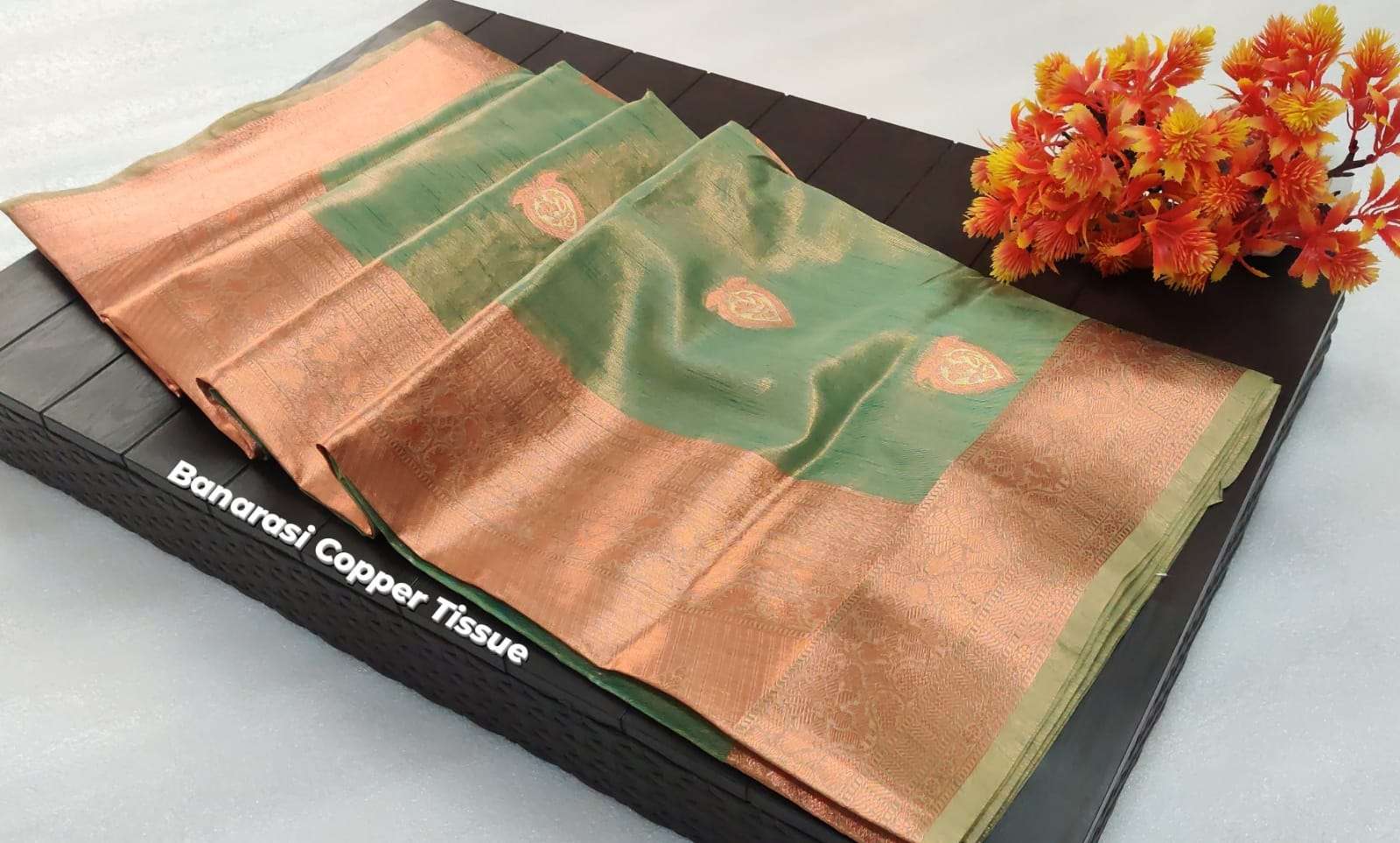 Aadarshini designer handloom tissue saree 