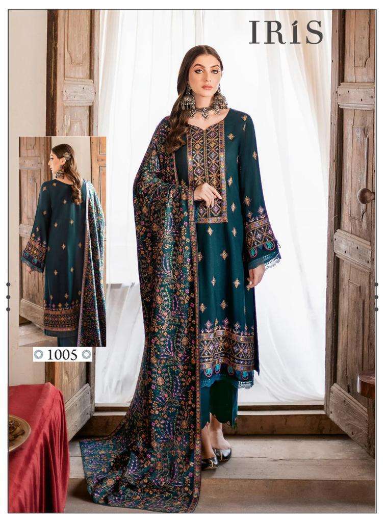 afsanah iris series 1001-1010  pure cotton digital printed suit