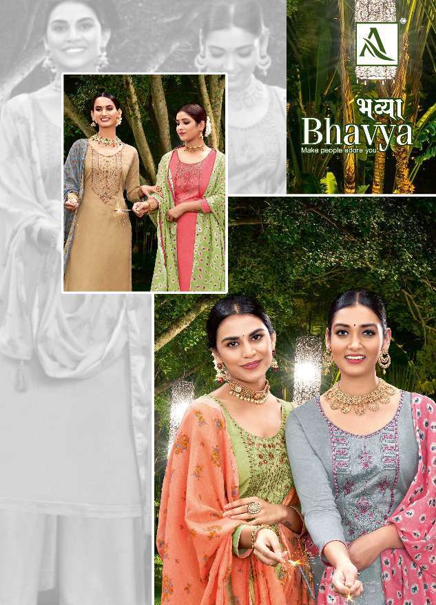 alok suit bhavya series 1046001-1046006 Pure Zam suit