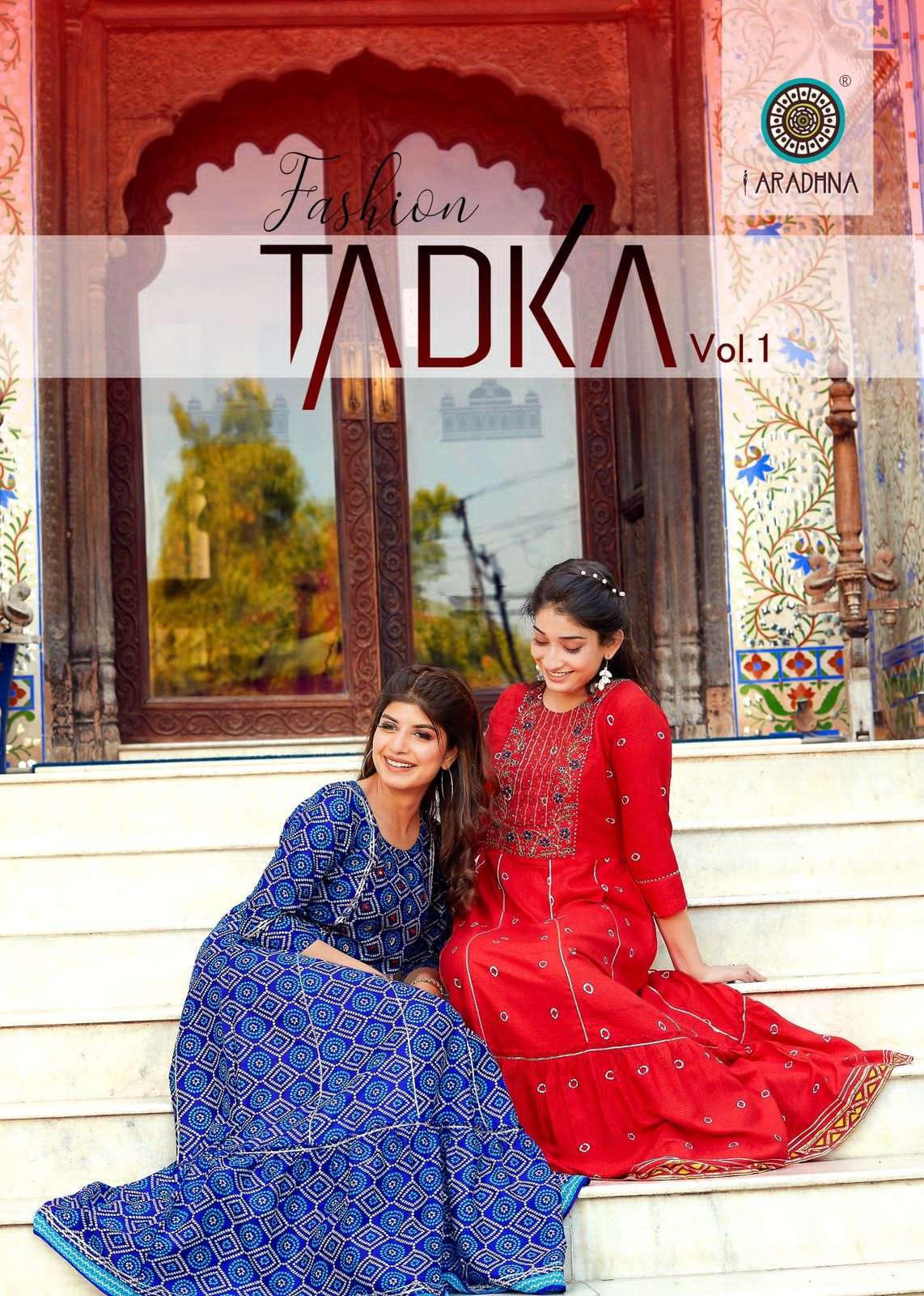 aradhna fashion tadka vol 1 series 1001-1010 Shibori Rayon kurti