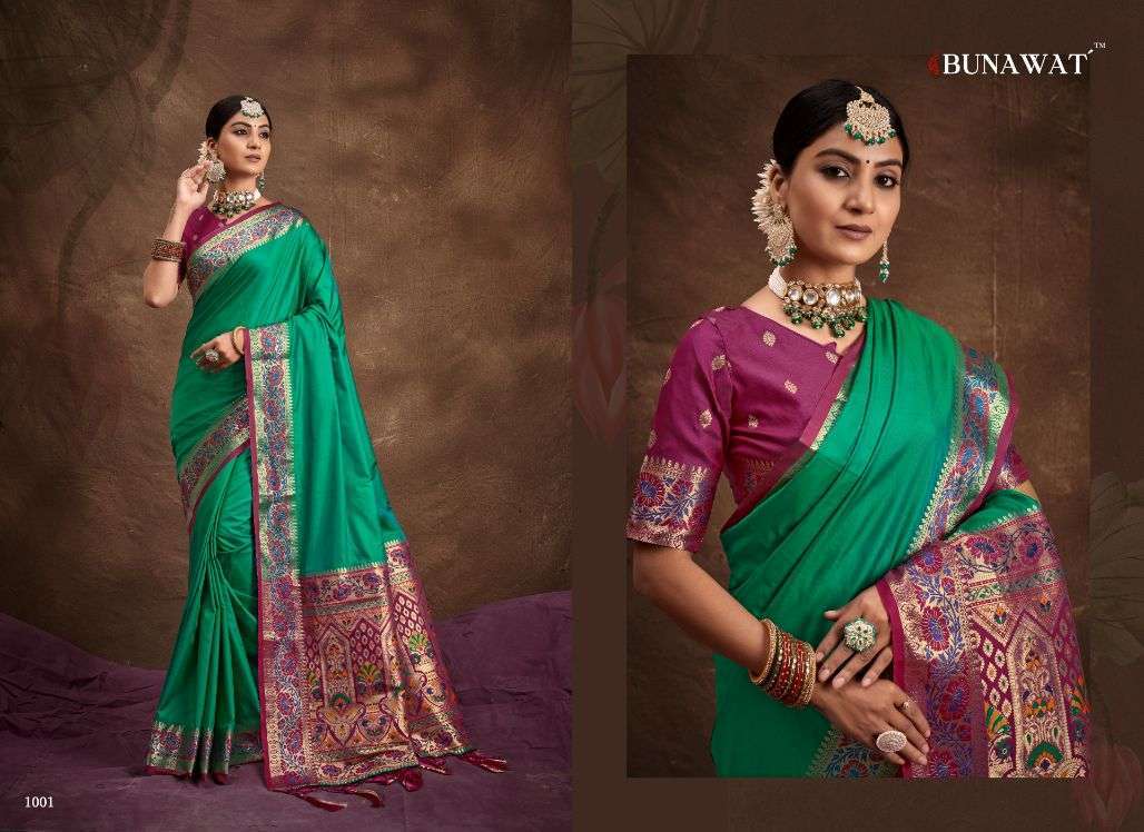 bunawat mayuri series 1001-1006 Banarasi Silk saree