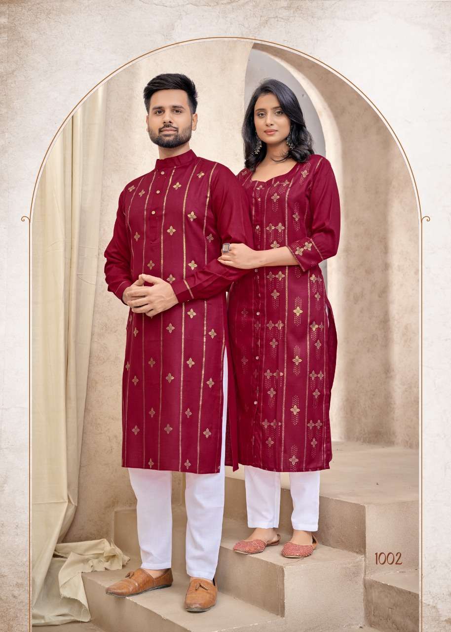 couple dream vol 3 designer pure cotton kurti 