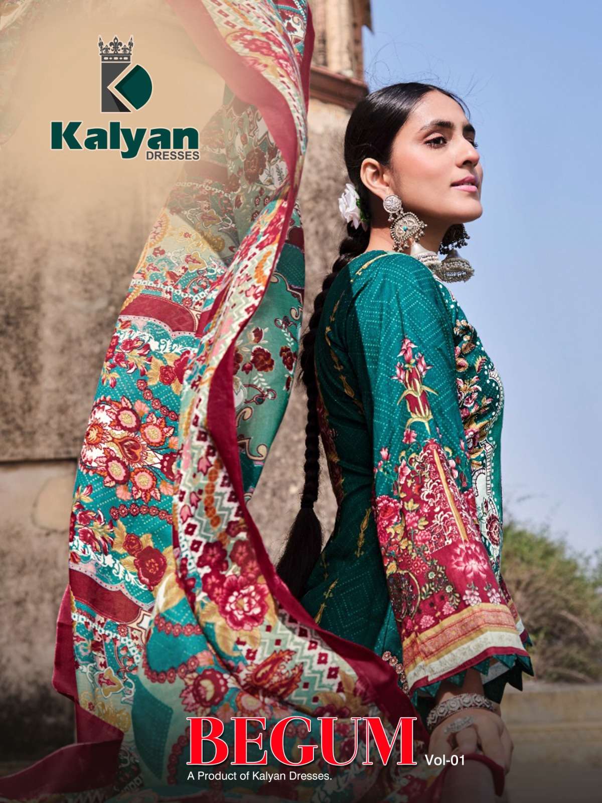 kalyan begum vol 1 series 101-106 pure heavy cotton suit 