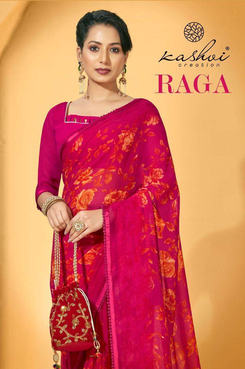 kashvi raga series 29001-29008 georgette saree 