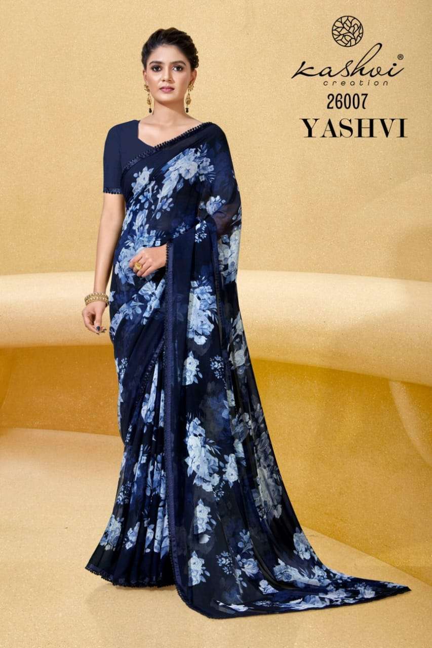 kashvi yashvi series 26001-26008 georgette saree