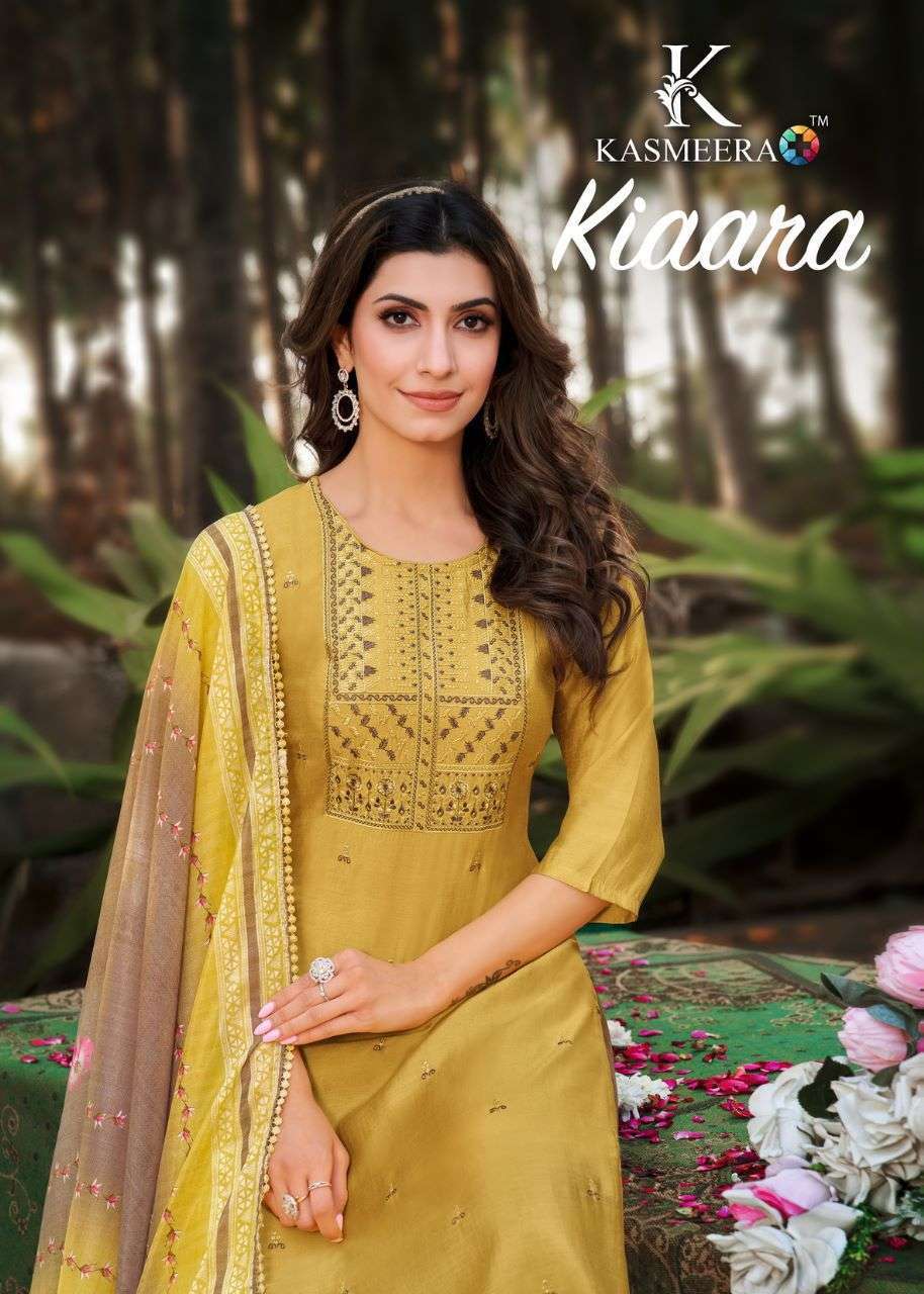 kasmeera kiaara series 4101-4106 super silk readymade suit 