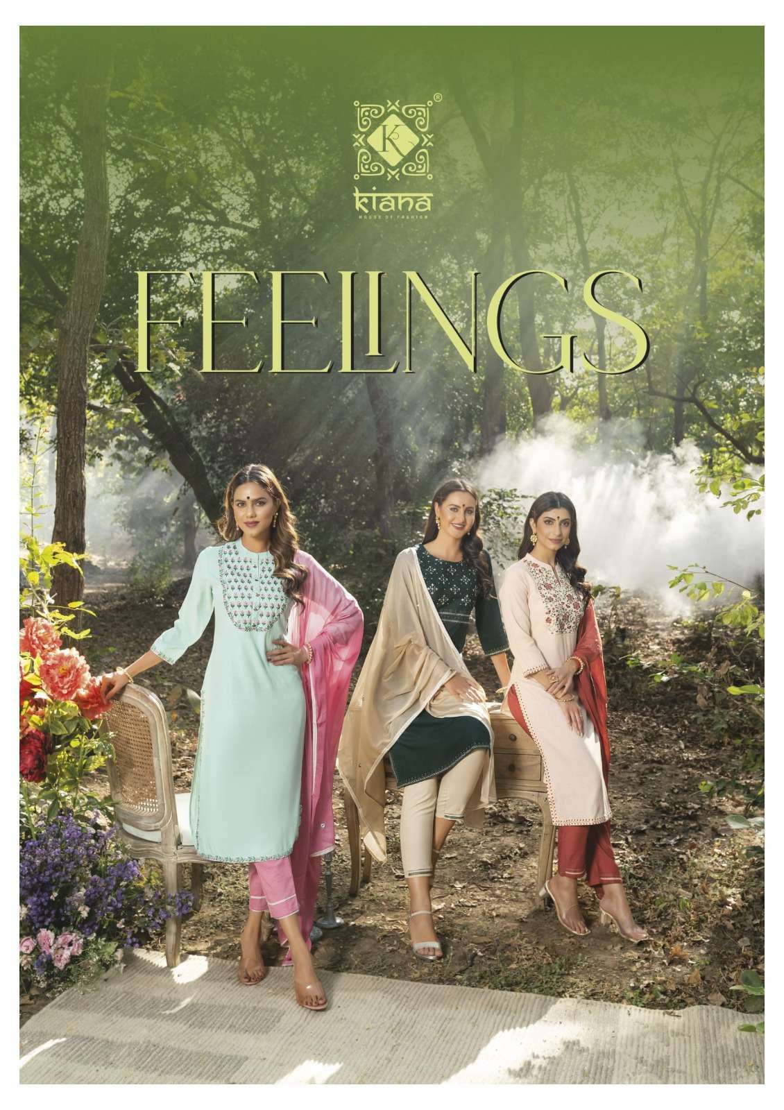 kiana feelings series 101-106 Bombay fabric readymade suit 