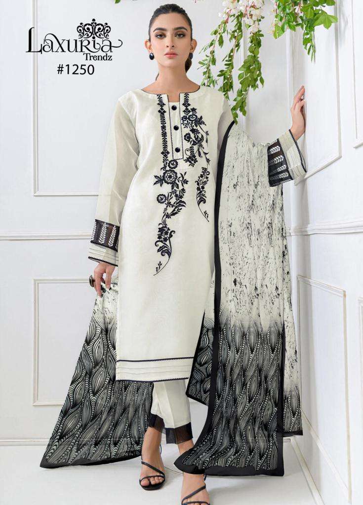 laxuria trendz 1250 faux georgette suit 