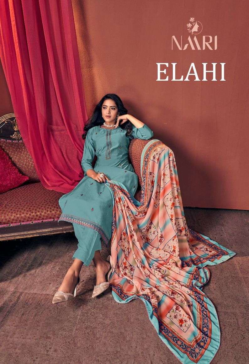 naari elahi series 5901-5904 Pure silk suit