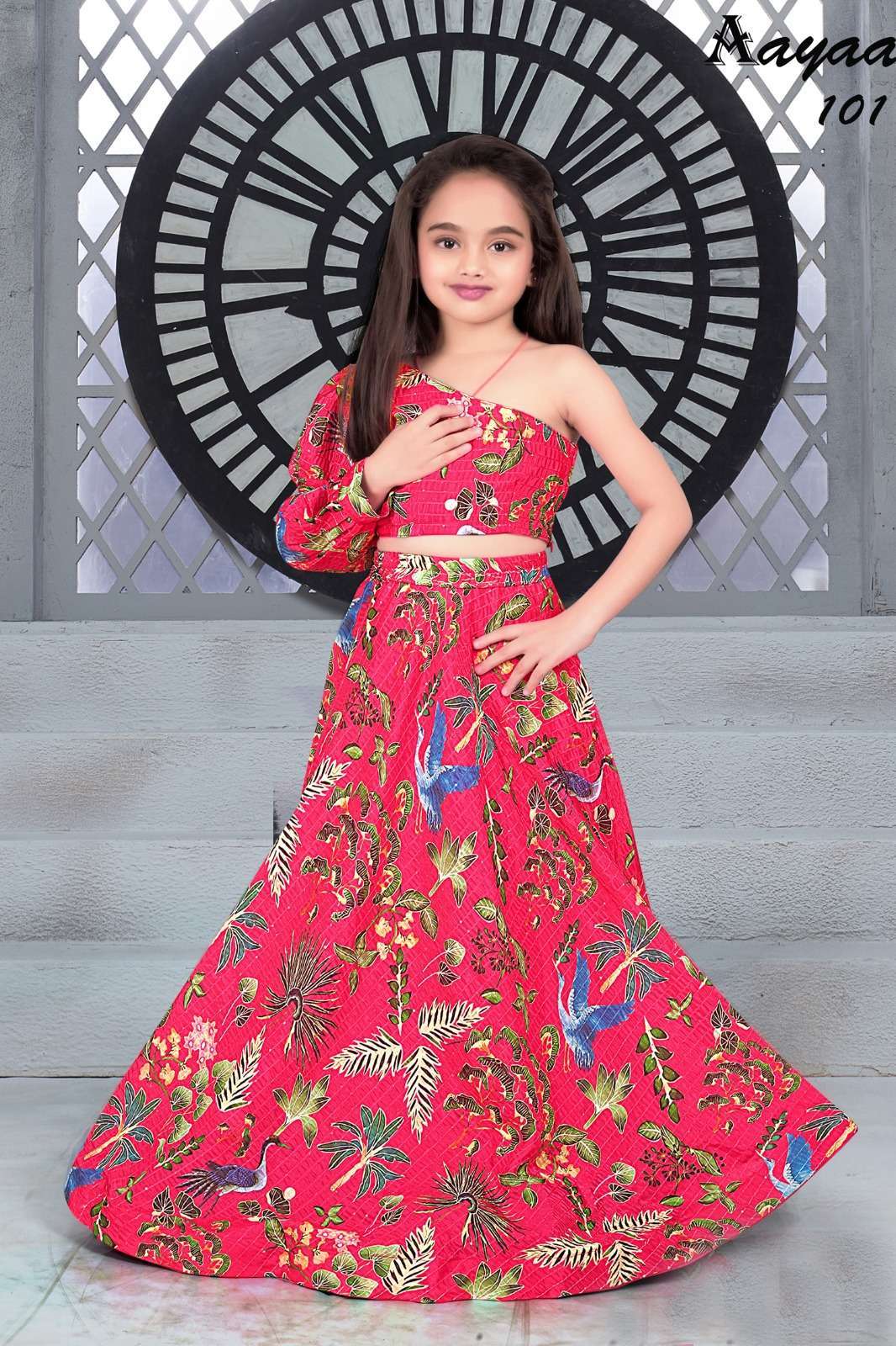 pr yaana readymade kids lehengas 