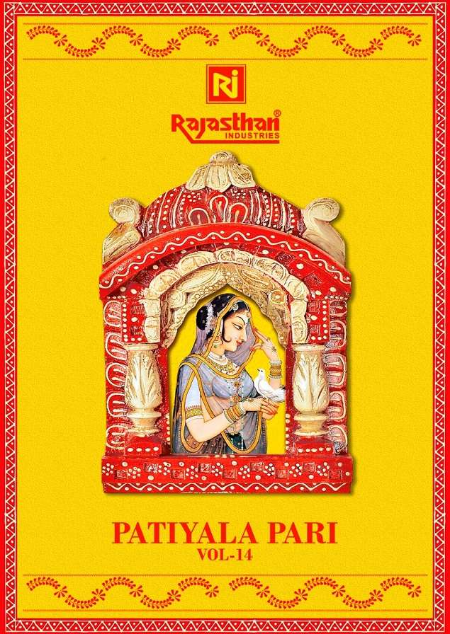 Rajasthan Patiyala Pari Vol-14 series 14001-14015 Pure Cotton readymade suit 