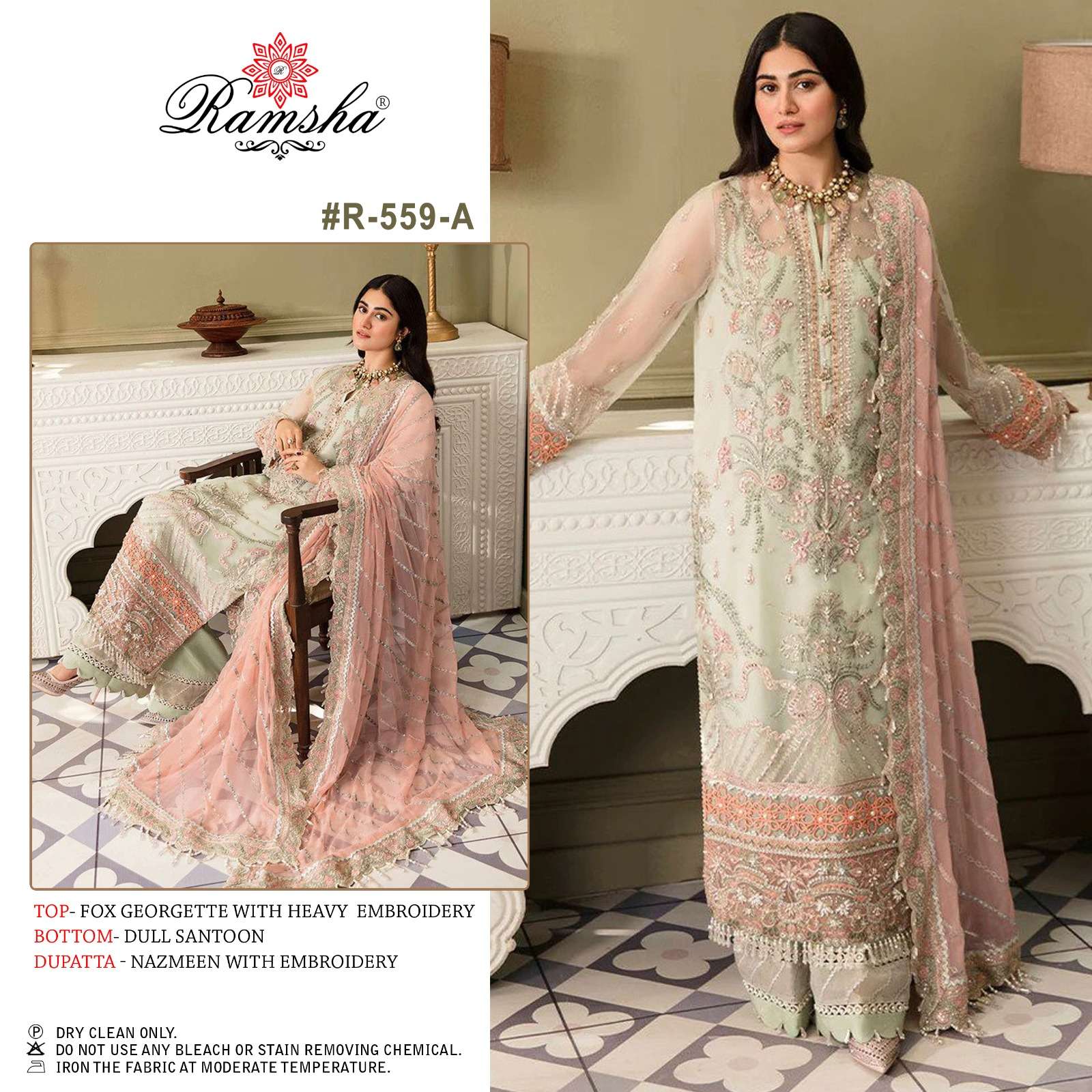 ramsha R-559 nx designer georgette suit s