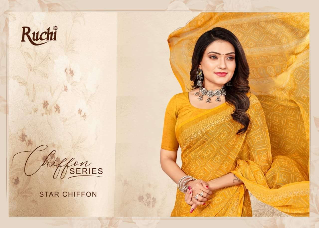 ruchi star chiffon vol 97 series 22101-22103 chiffon saree