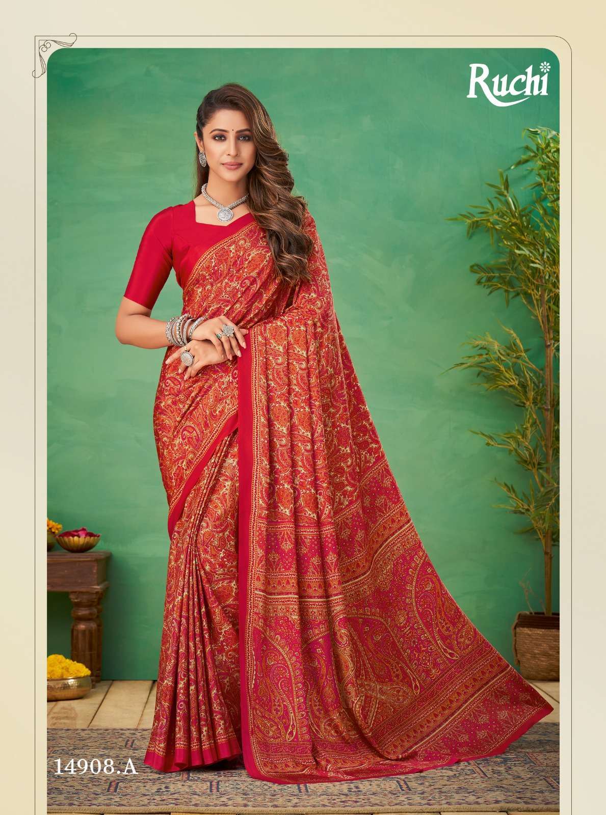 ruchi vivanta silk hits 11 series 14901-14908 crape silk suit 