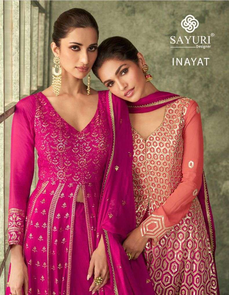 sayuri inayat series 5243-5245 real georgette suit