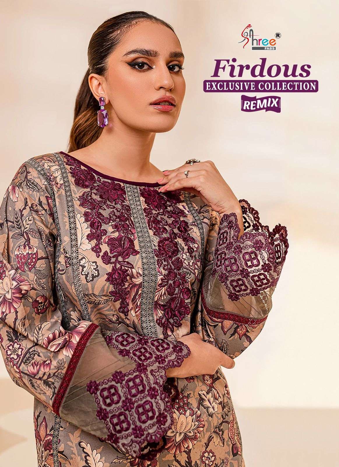 shree fabs firdous exclusive collection remix pure cotton suit 