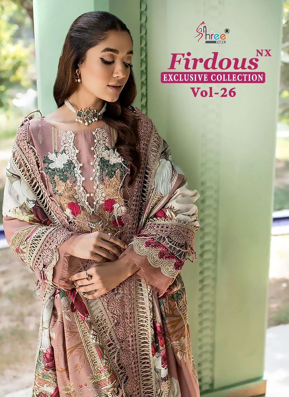 shree fabs firdous exclusive vol 26 nx series 2559-2566 cotton suit