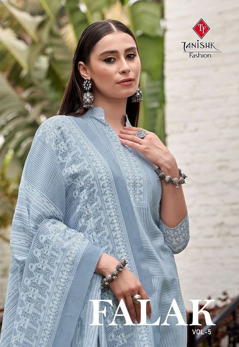 tanishk falak vol 5 series 6401-6408 pure cotton suit 