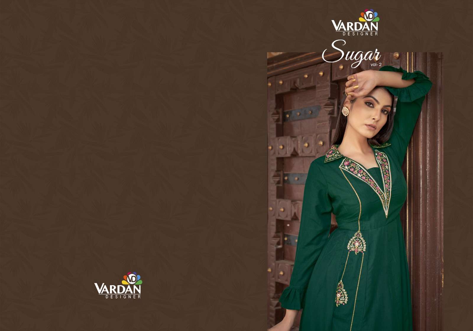 vardan sugar vol 2 designer heavy muslin kurti 