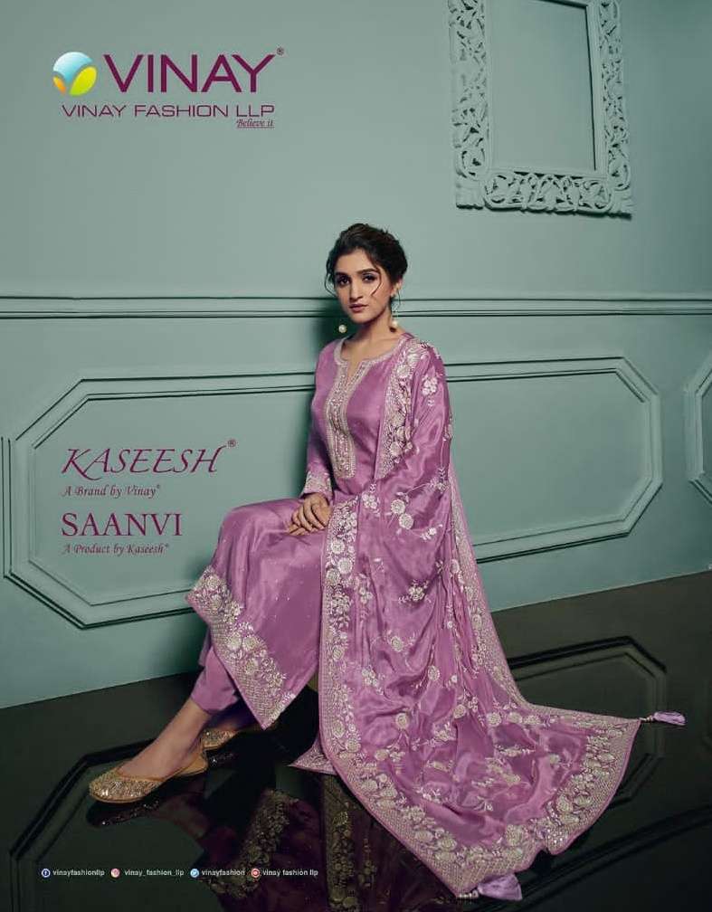 vinay fashion kaseesh saanvi series 63331-63338 chinon suit 