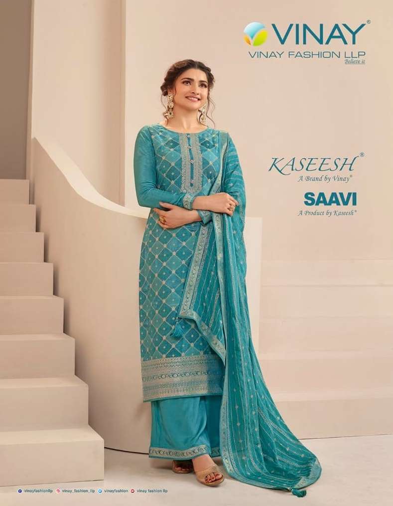 vinay fashion kaseesh saavi series 63961-63967 dola jacquard suit 