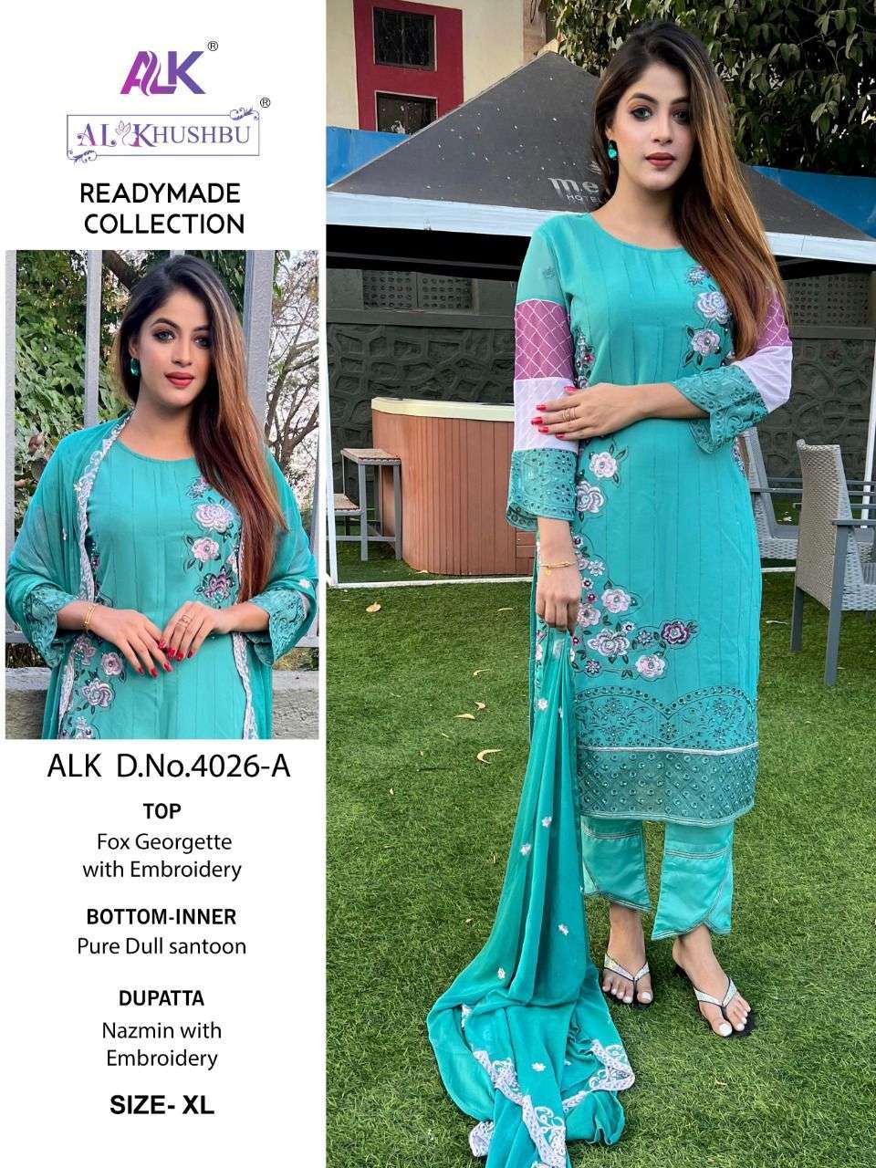 al khushbu 4026 ab readymade designer pakistani suit