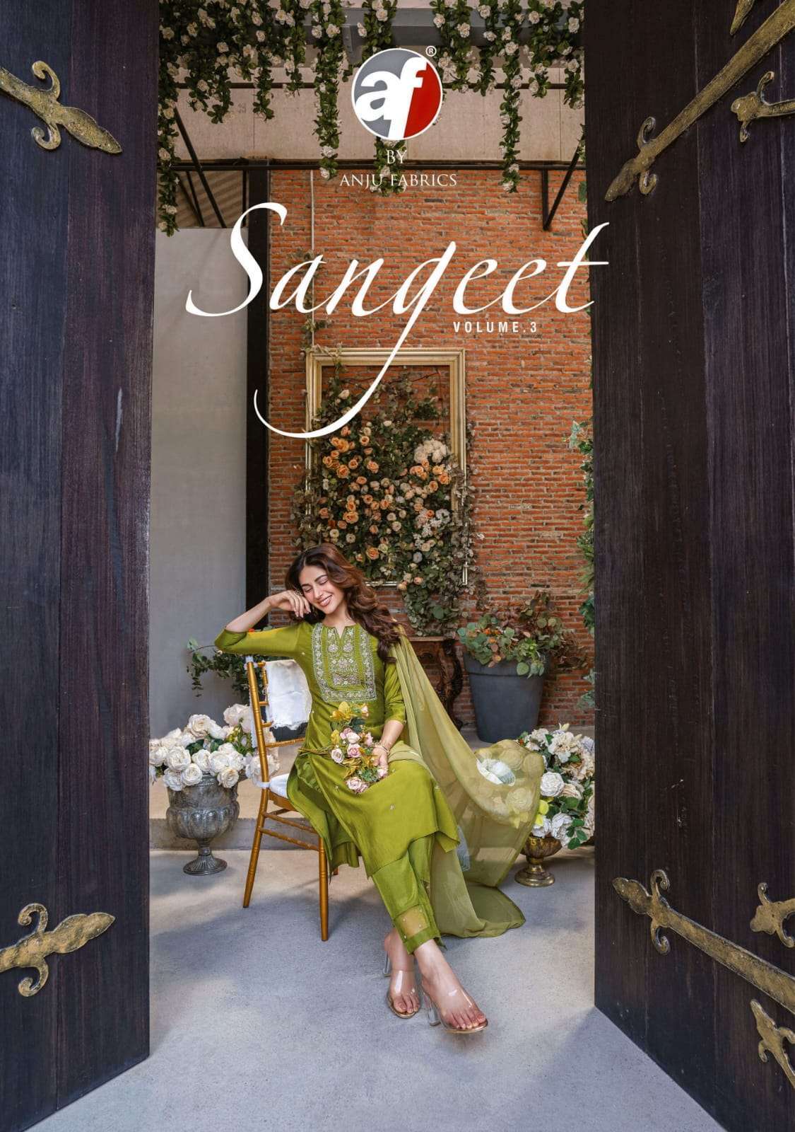 anju fab sangeet vol 3 series 2881-2886 viscose modal readymade suit 