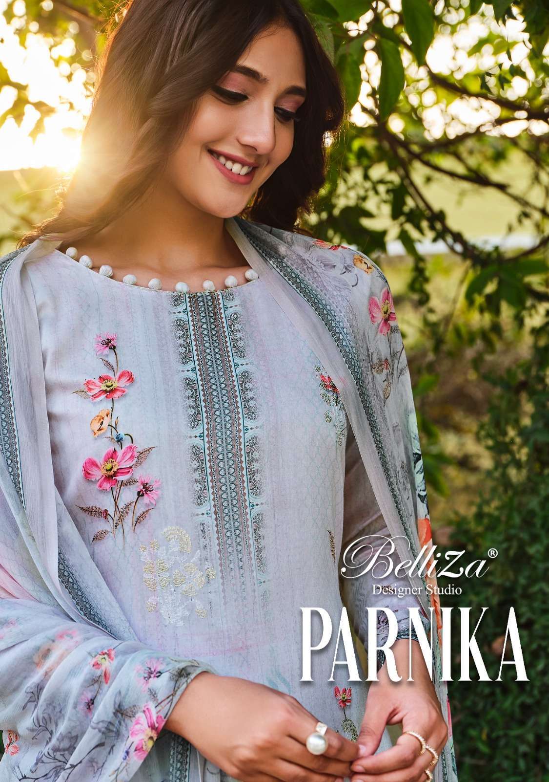 belliza parnika series 768001-768005 pure jam cotton suit 