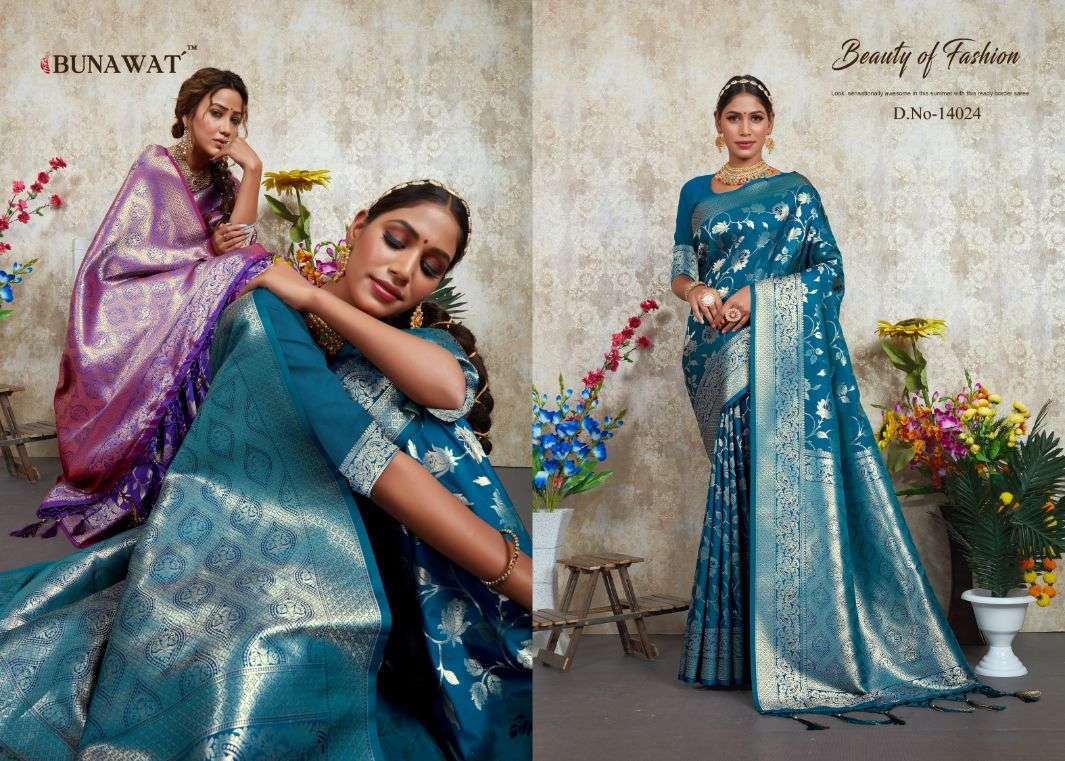 bunawat bhavika seires 14019-14024 Banarasi Silk saree