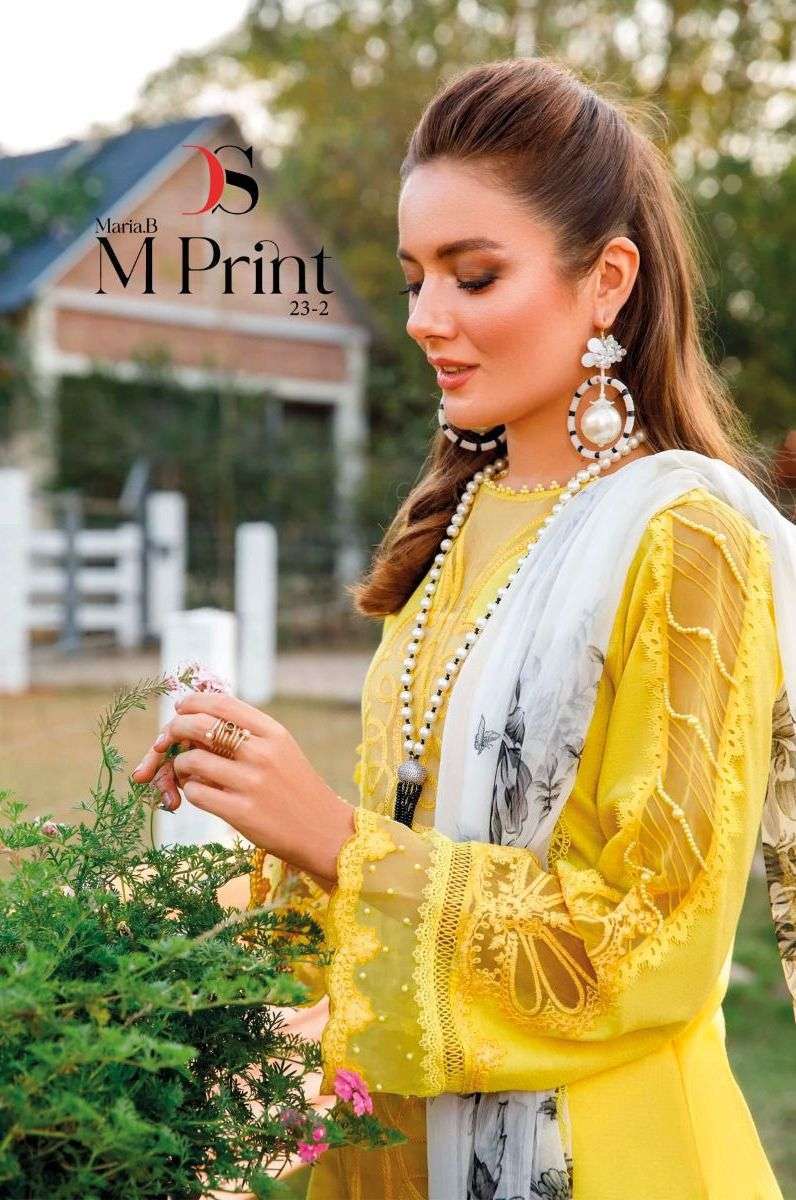 deepsy maria b m print 23 vol 2 series 3091-3100 Pure cotton suit