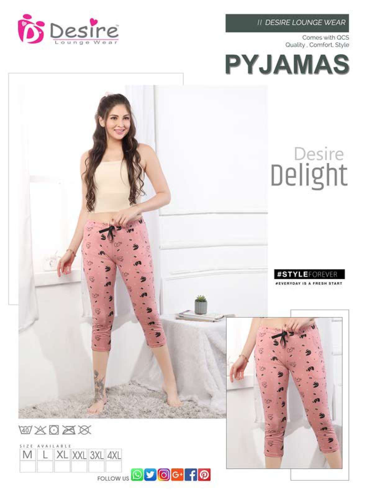 desire pyjamas comfort style bottom wear daily wear night wear pyjamas