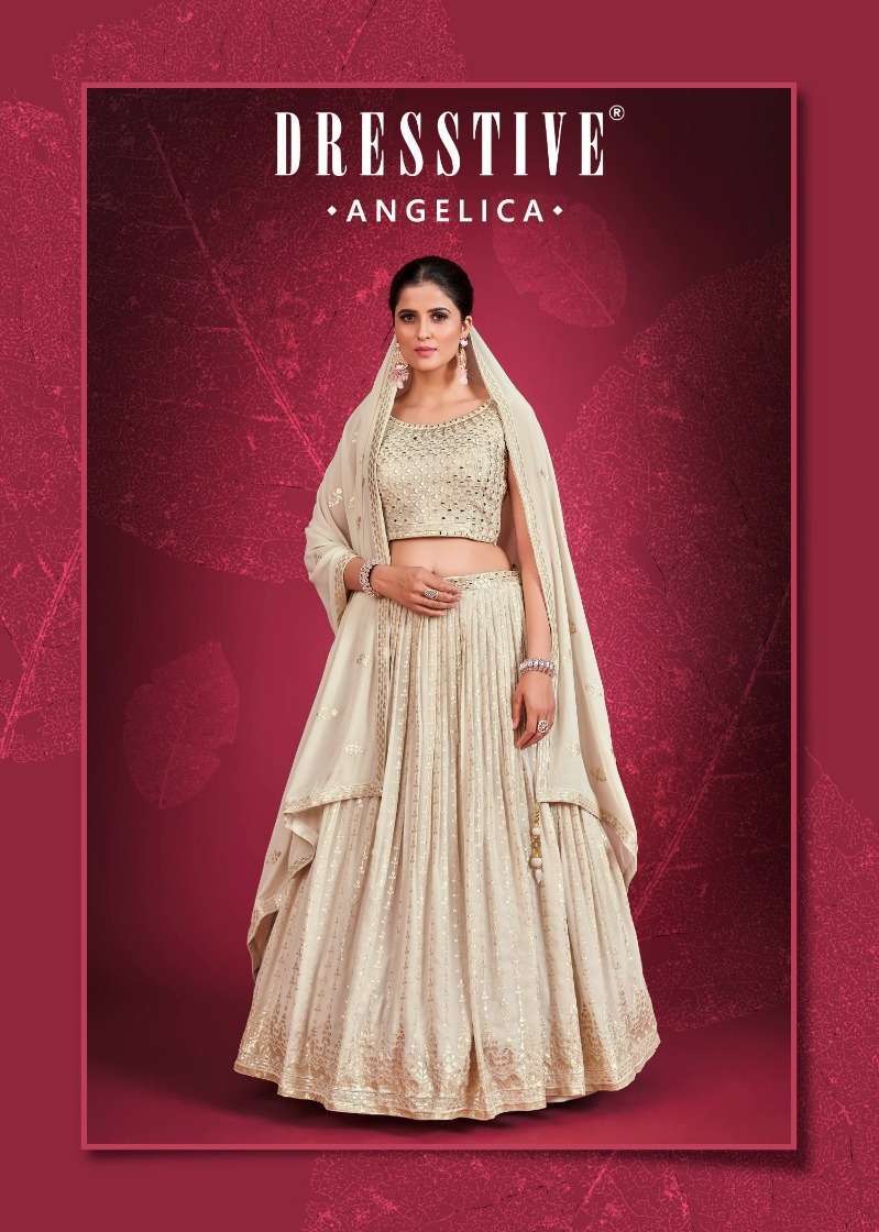 dresstive angelica series 1401-1405 georgette lehenga