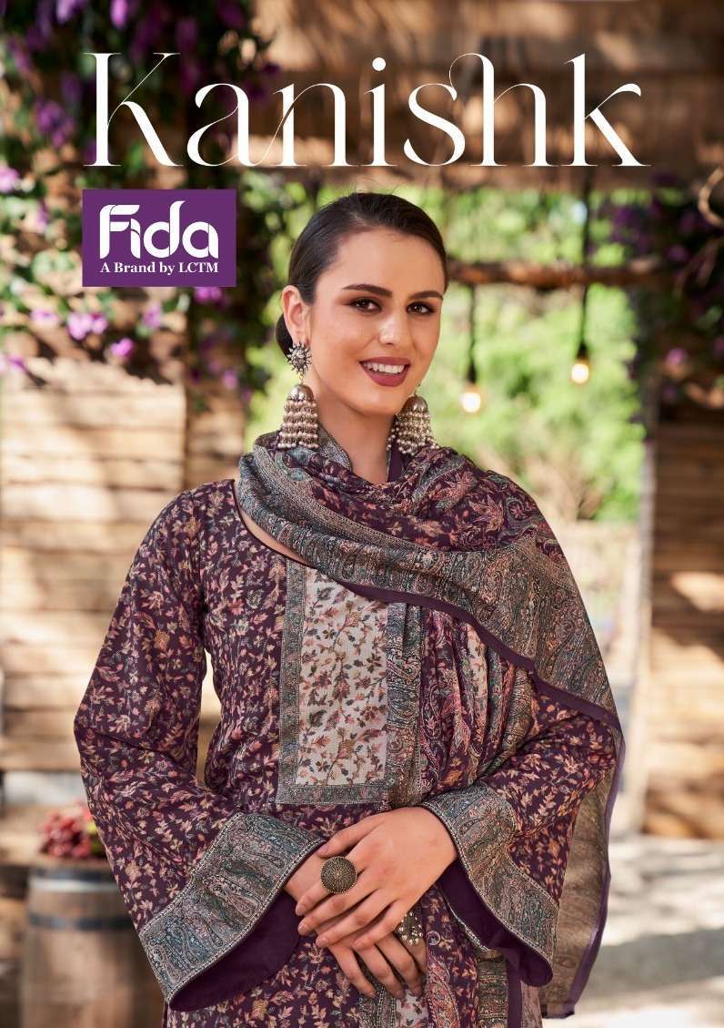 fida kanishk series 1001-1006 digital karachi cotton suit 