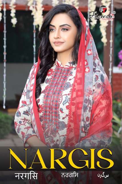 Floreon Nargis series 1001-1010 pure cotton suit 