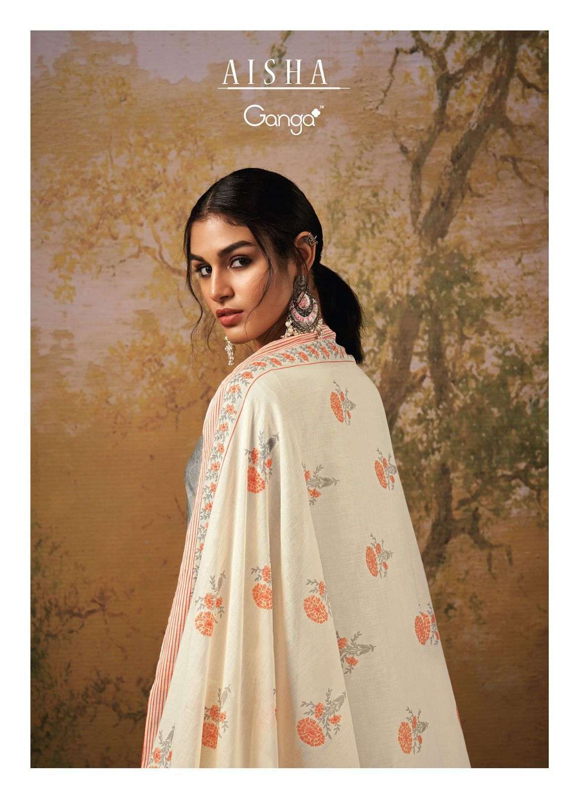 ganga aisha series 1414-1419 premium cotton suit 