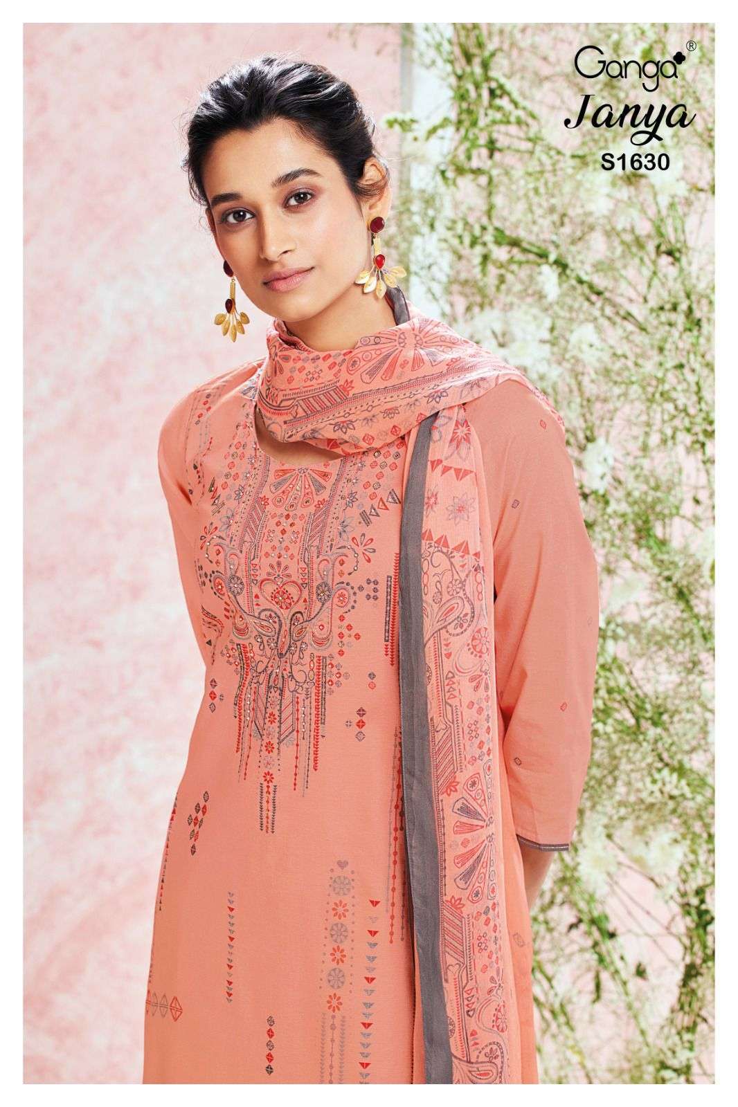 ganga janya series S1630 premium cotton suit 