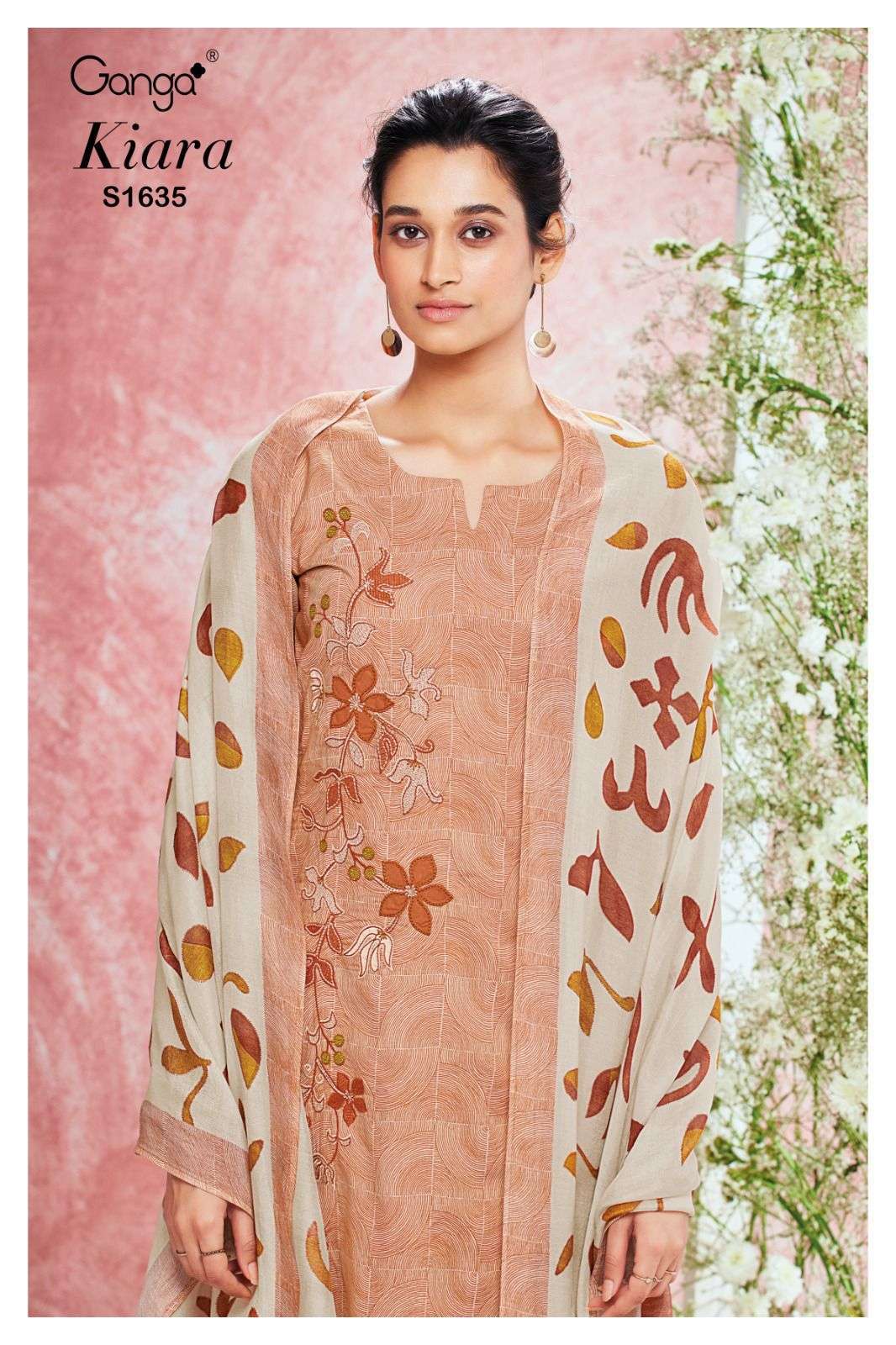 ganga kiara S1635 premium cotton suit 