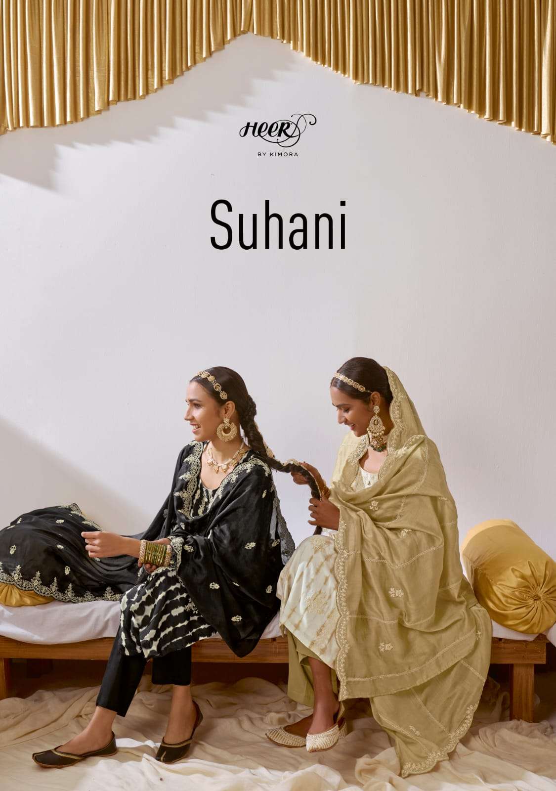 heer suhani series 9001-9008 pure muslin suit 