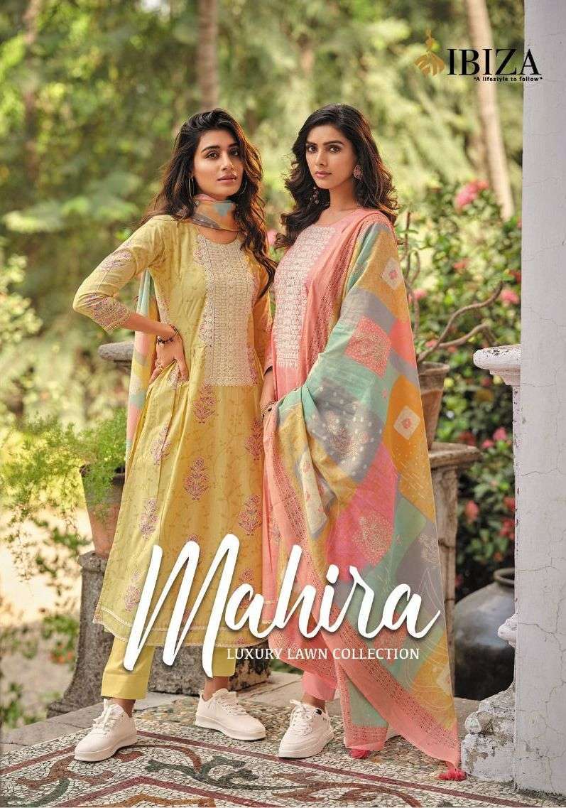 ibiza mahira series 10368-10374 pure lawn cotton suit 