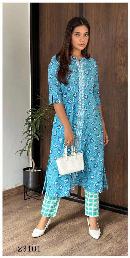 indira 23101 Pure Cotton Cambric kurti