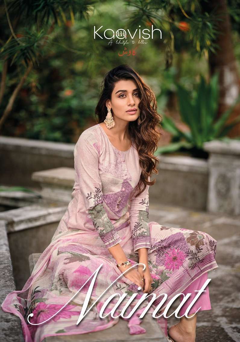 kaavish naimat series 661-666 pure lawn cotton suit 