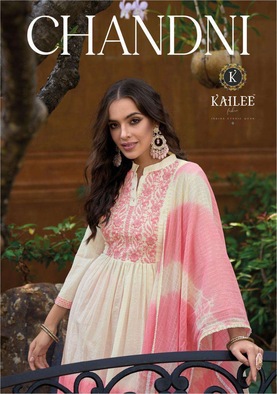 kailee fashion chandni series 40401-40404 pure cotton readymade suit 
