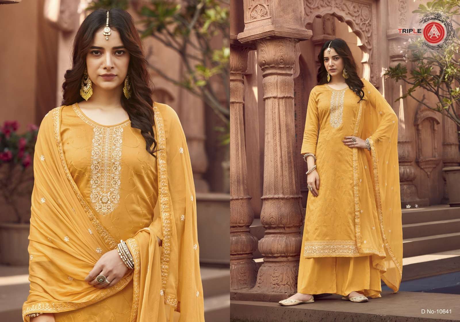 kalarang leen series 10641-10646 Jam Silk Cotton suit