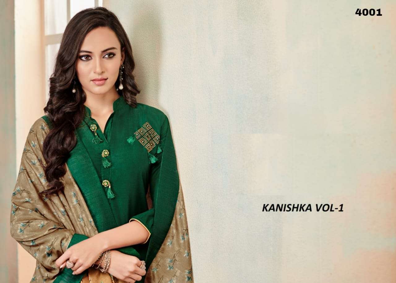 Kanishka vol 1 designer heavy jam cotton suit 