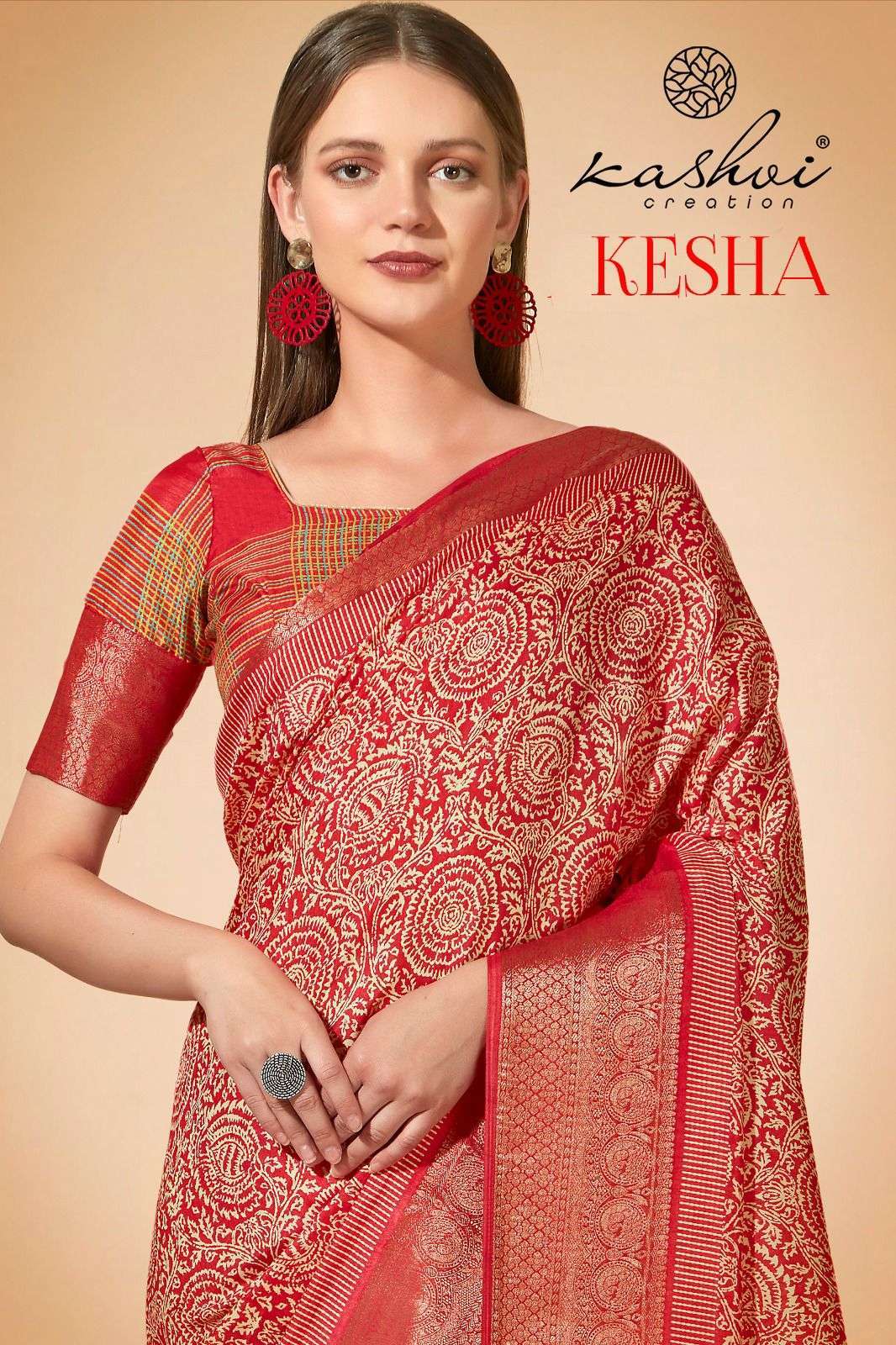 kashvi kesha series 53001-53008 dola jacquard border saree