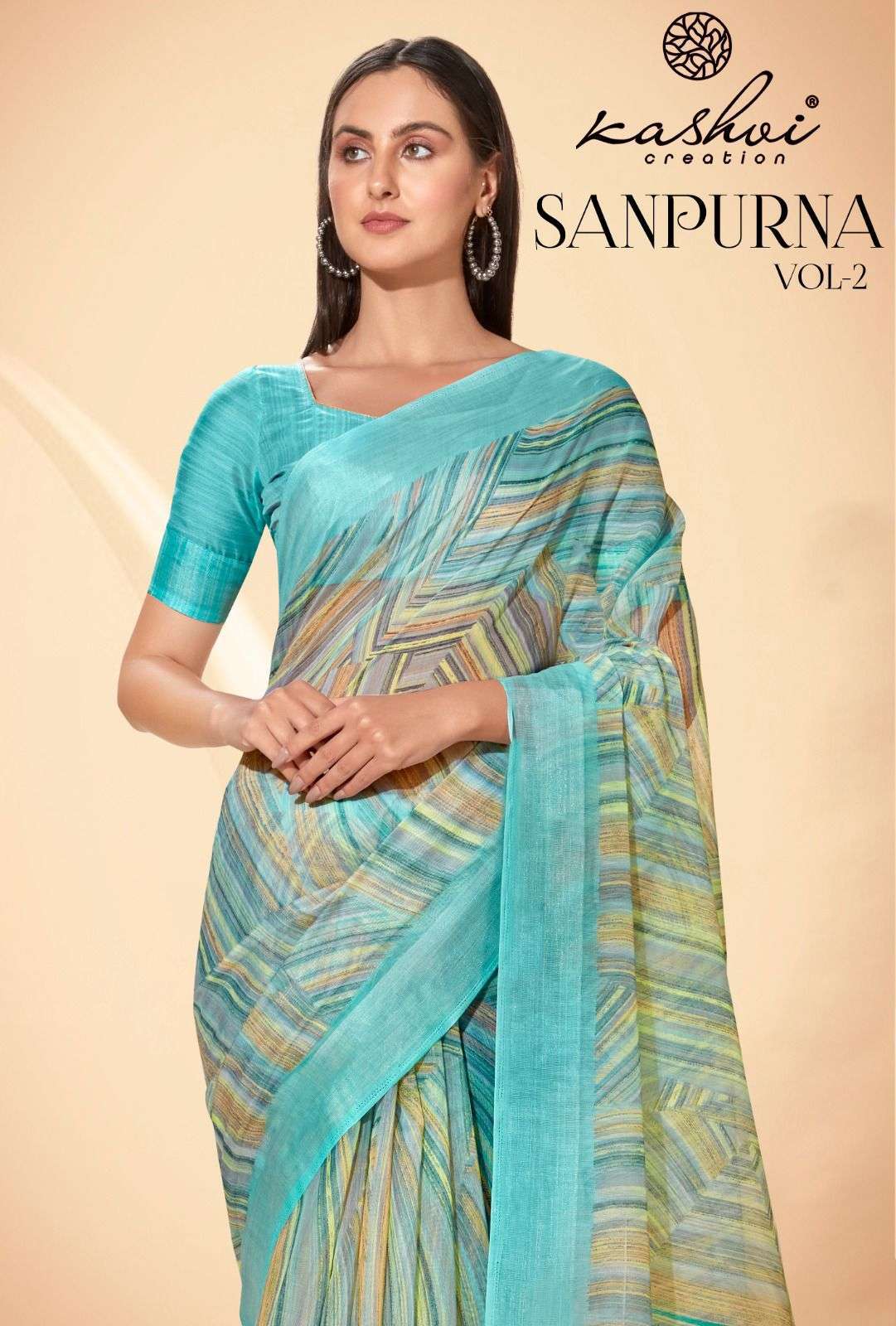 kashvi sanpurna vol 2 series 72001-72010 sonakshi patta saree