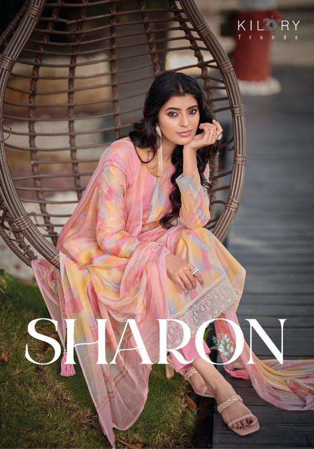 kilory trends sharon series 651-658 pure lawn cotton suit 