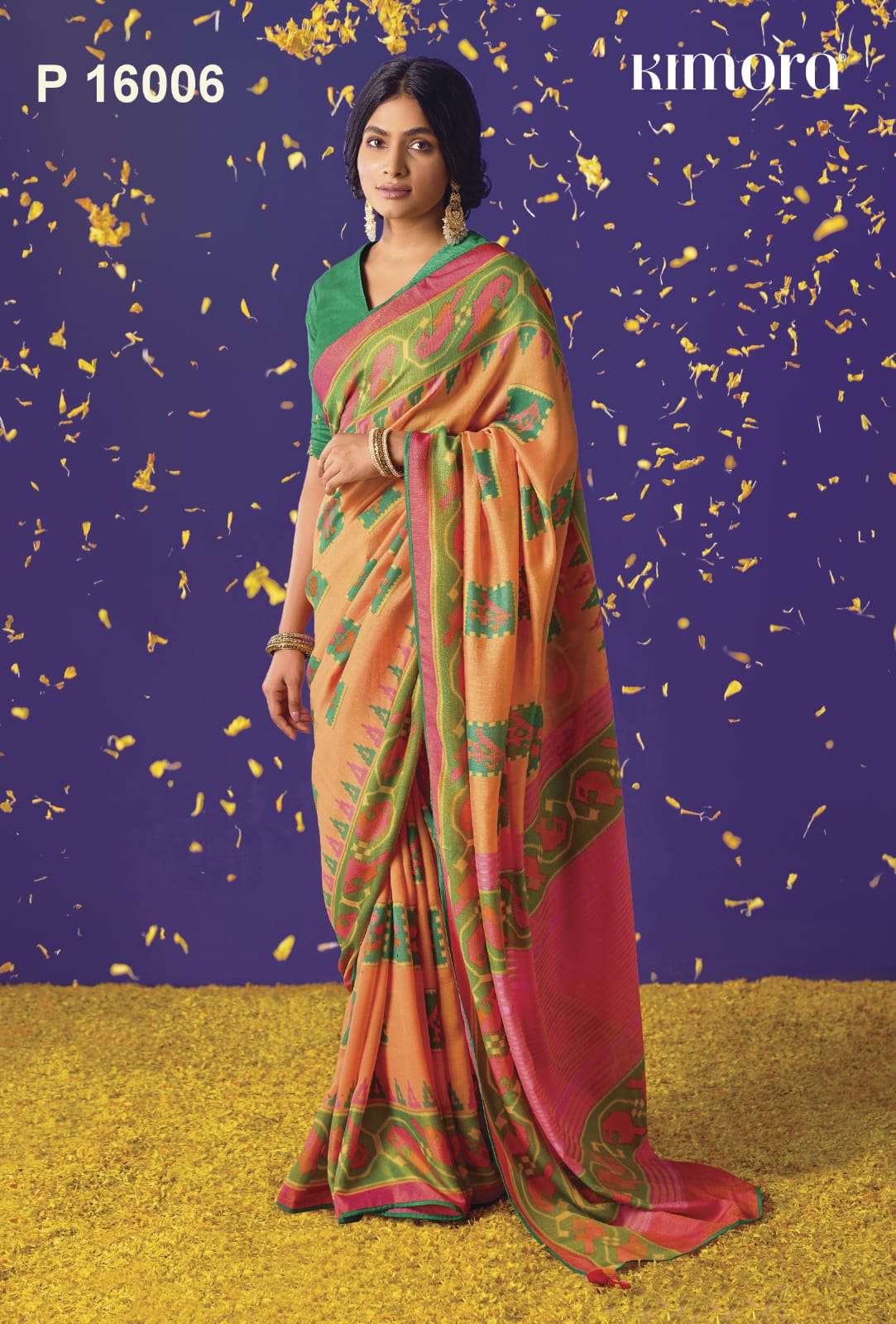 Kimora Meera 6 Festive Wear Brasso Saree Collection