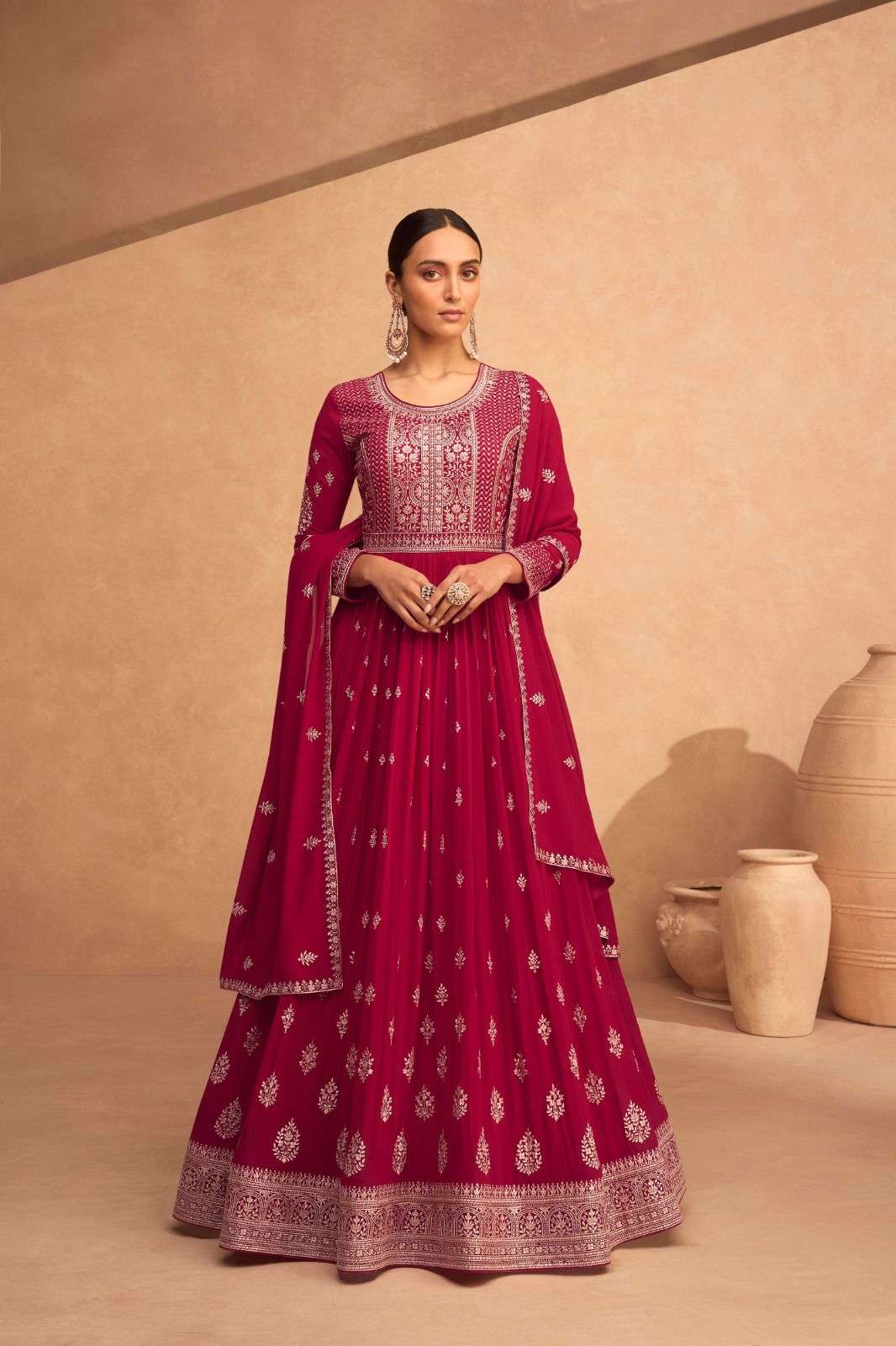 leela designer real georgette suit 